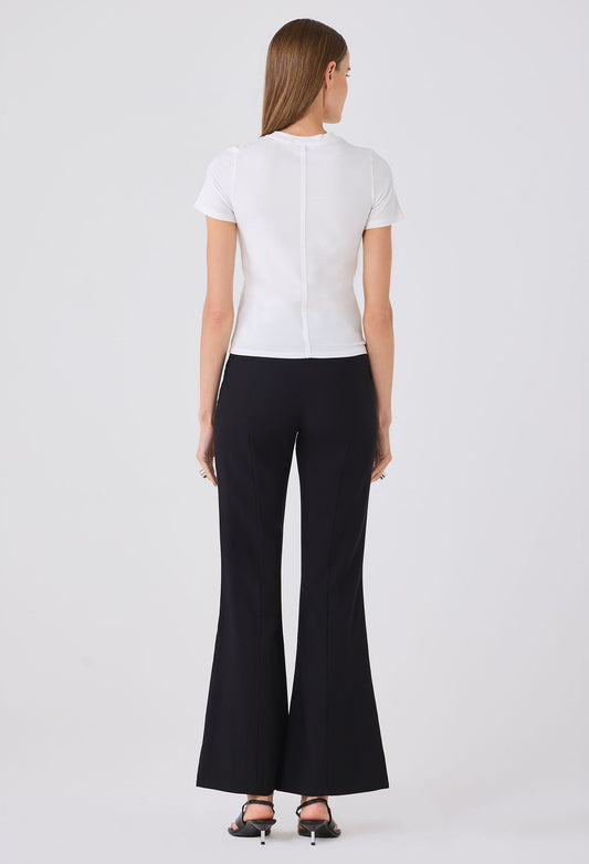 ELLIS SEAMED S/S TEE BRIGHT WHITE