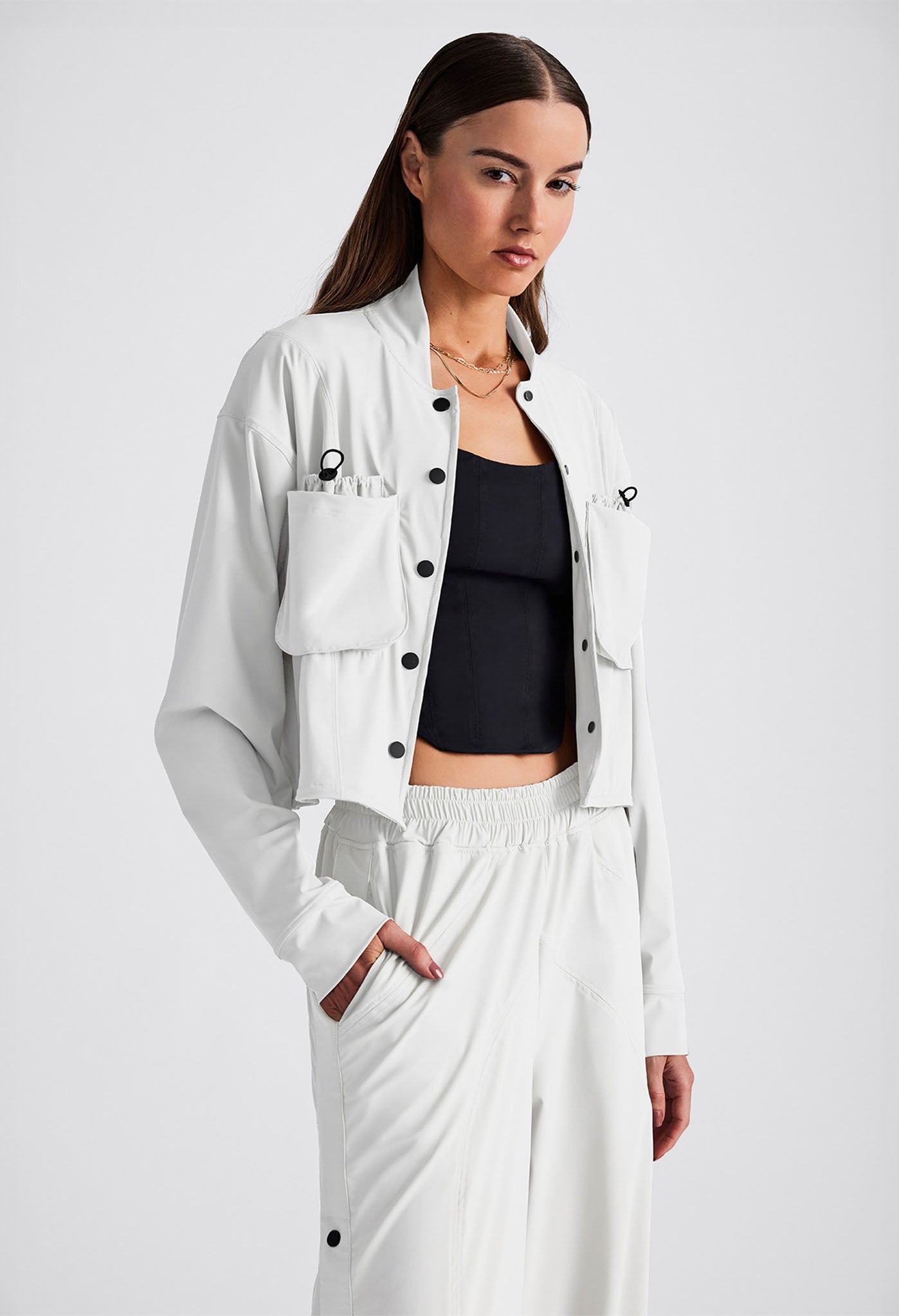 RAYA BOMBER JACKET WHITE