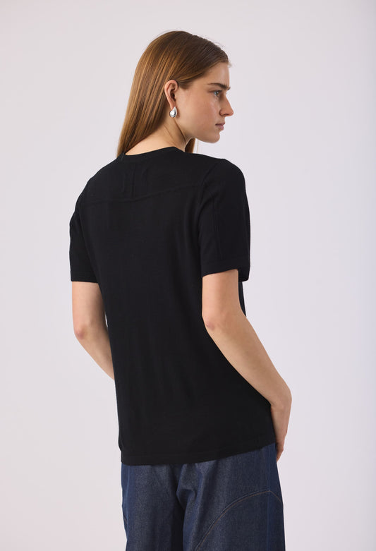 DANIEL S/S CREW TEE BLACK