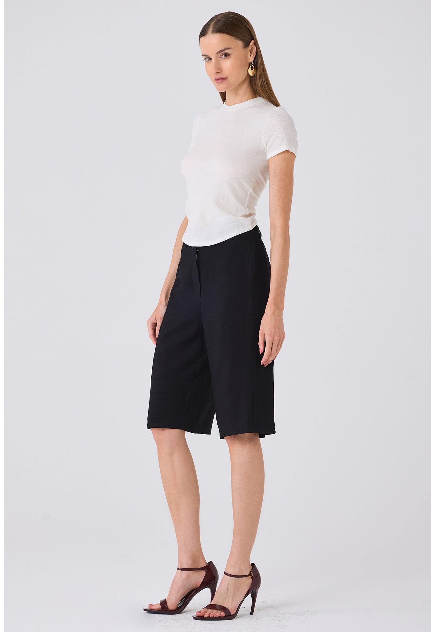 IMANI RUCHED BACK TEE