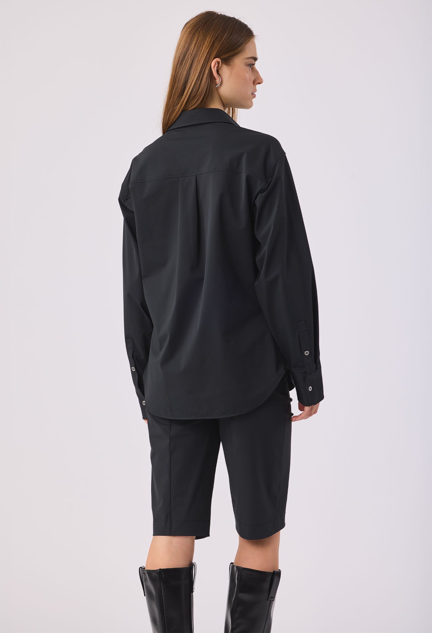 JEROME POCKET BUTTON DOWN SHIRT BLACK