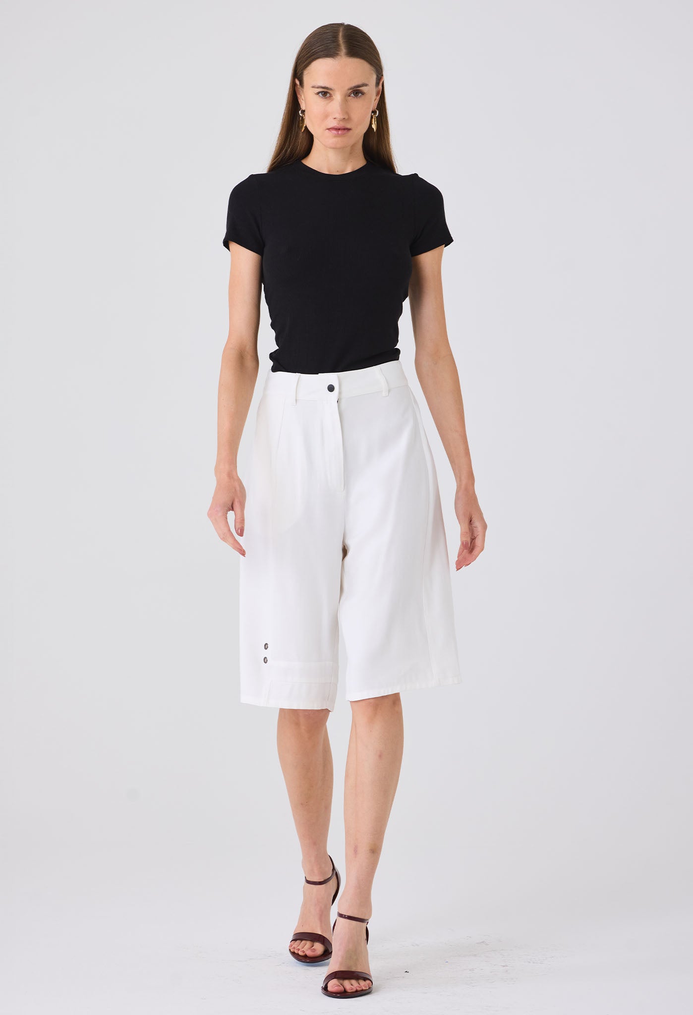 IMANI RUCHED BACK TEE