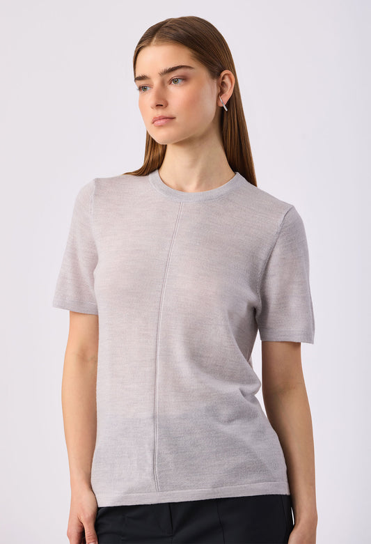 DANIEL S/S CREW TEE LIGHT GREY