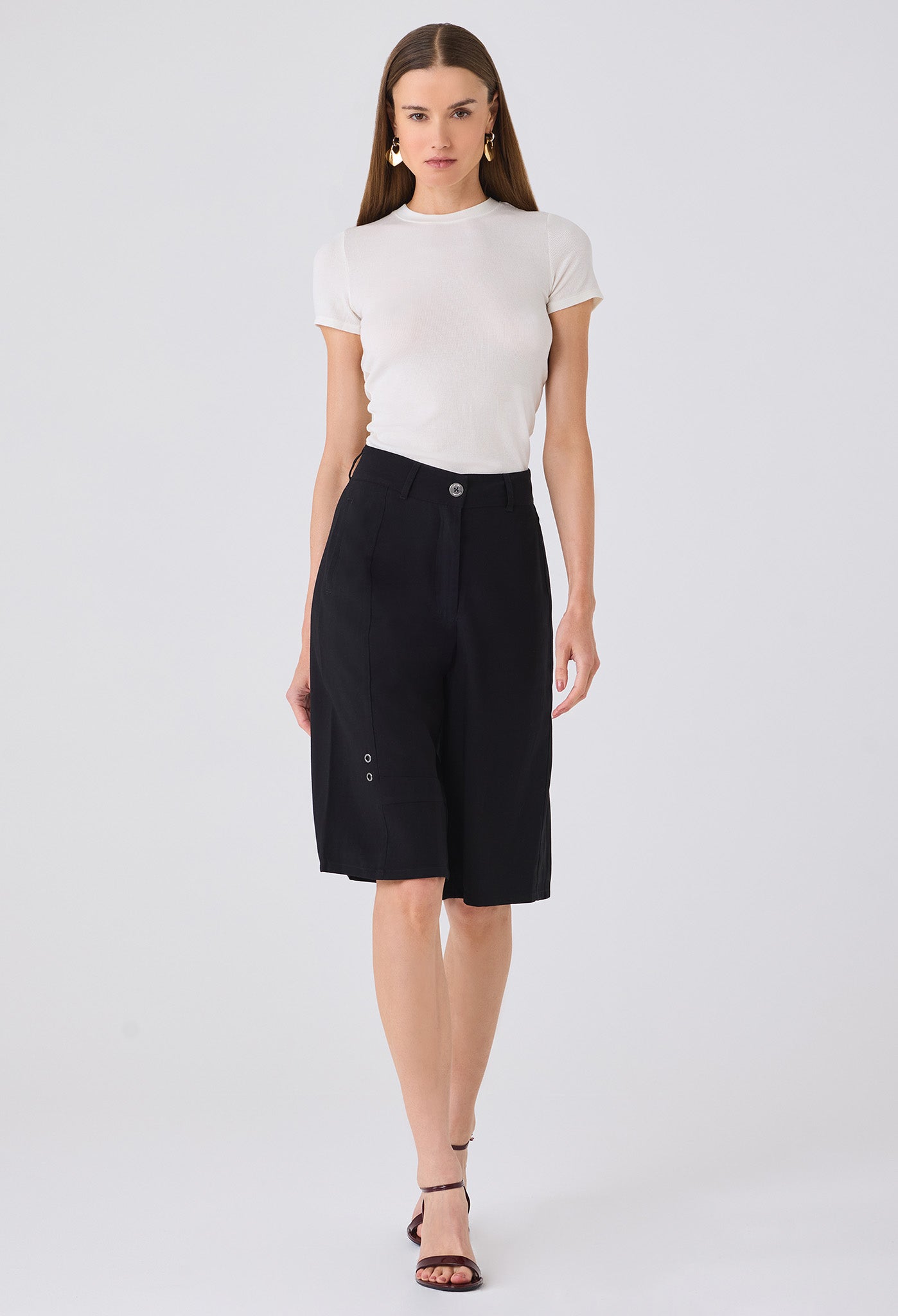 IMANI RUCHED BACK TEE