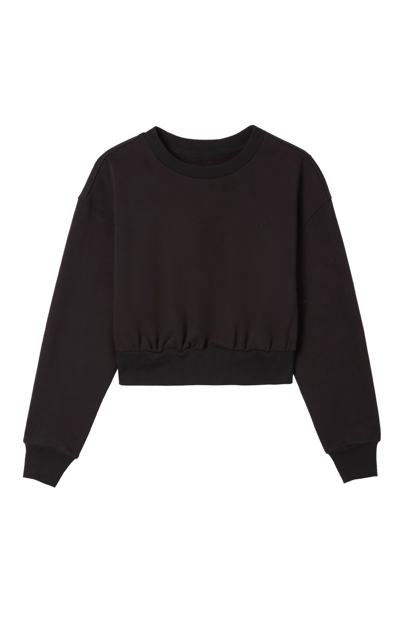 ISLA FRENCH TERRY PULLOVER BLACK