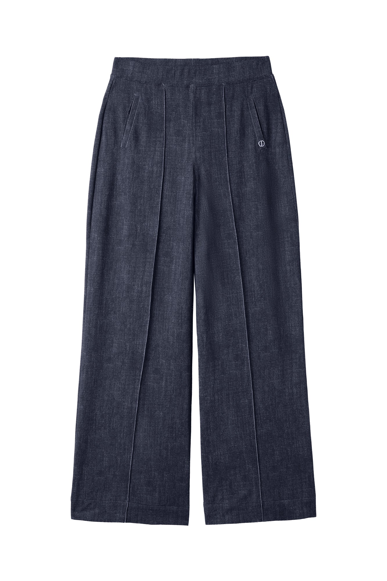 LUMI WIDE LEG FAUX DENIM PANT
