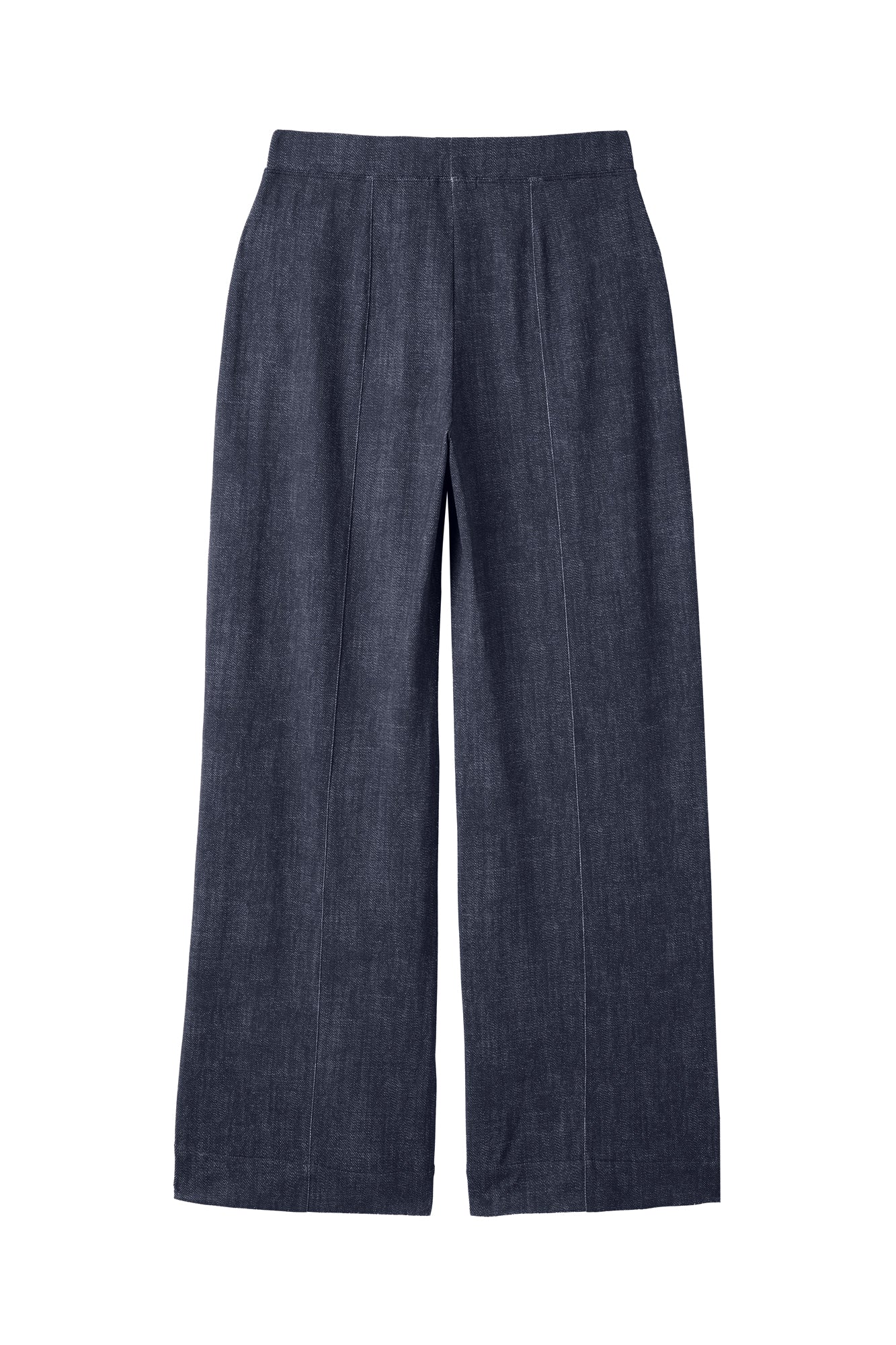 LUMI WIDE LEG FAUX DENIM PANT