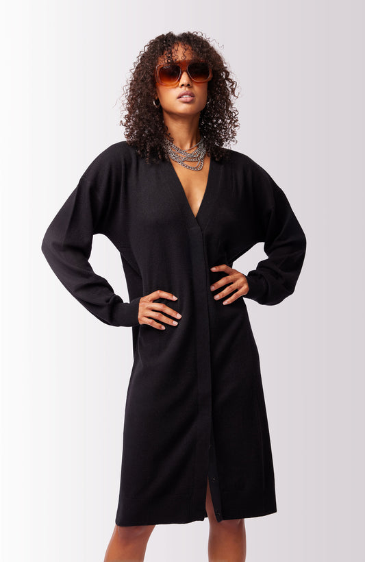 CARRIE CASHMERE CARDIGAN BLACK